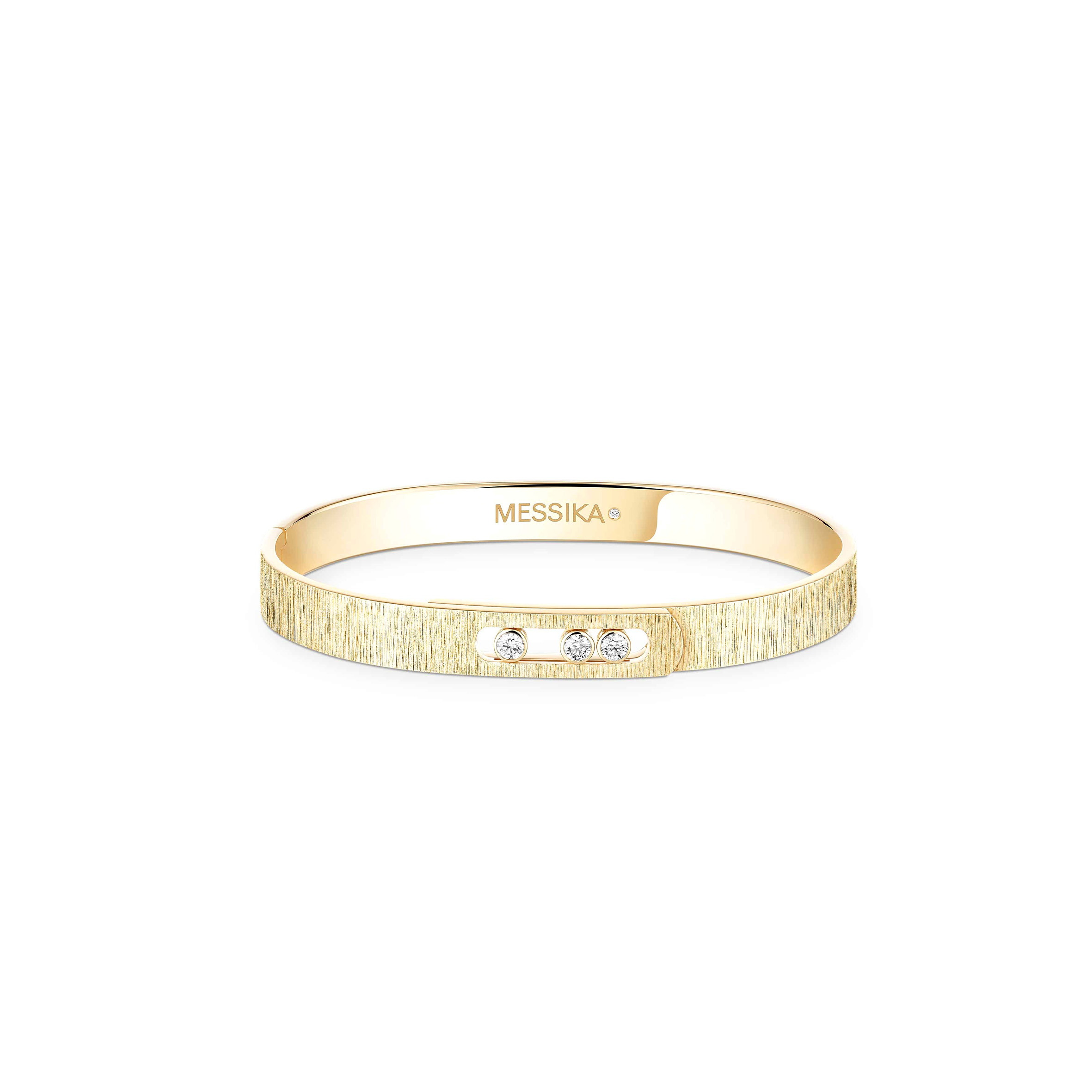 MESSIKA MOVE NOA CHISELED BRACELET, MEDIUM MODEL 14481-YG